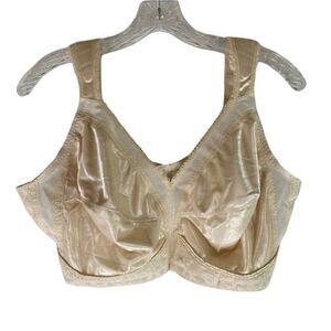 Playtex Bra Women's Natural Beige 4693 18 Hour Comfort Wireless Full Coverage